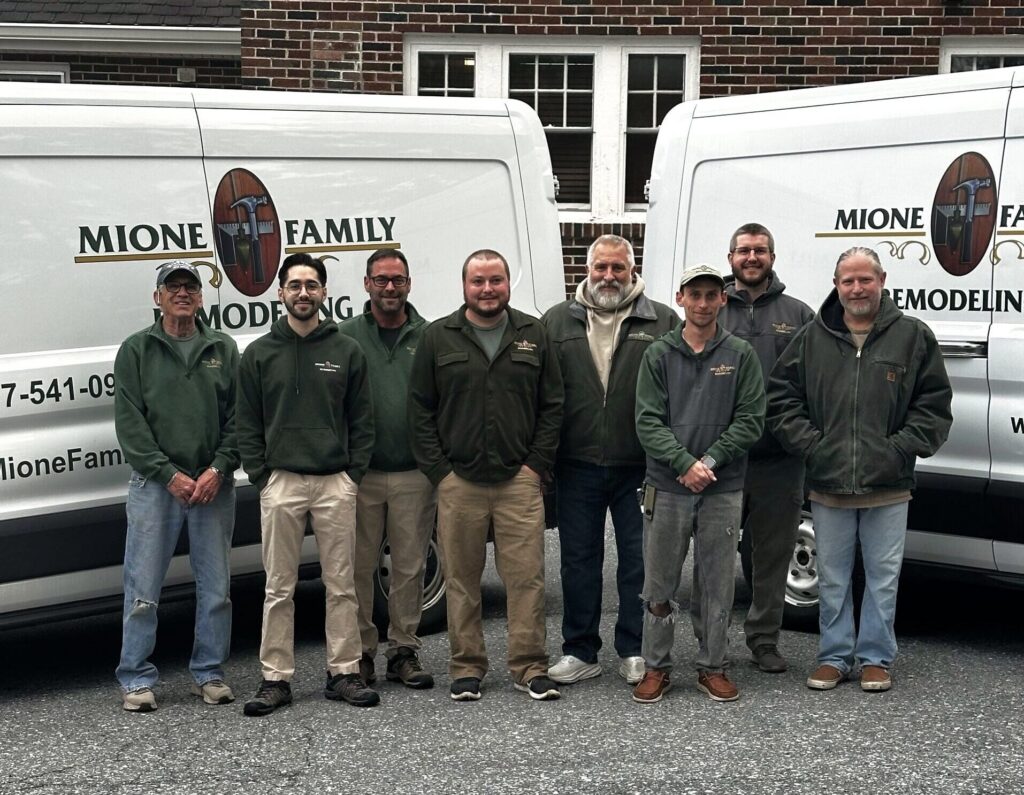 Mione Family Remodeling team photo – Harrisburg PA remodelers